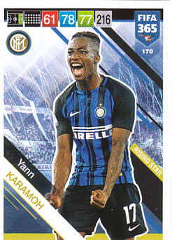 Yann Karamoh Internazionale Milano 2019 FIFA 365 Rising Star #170